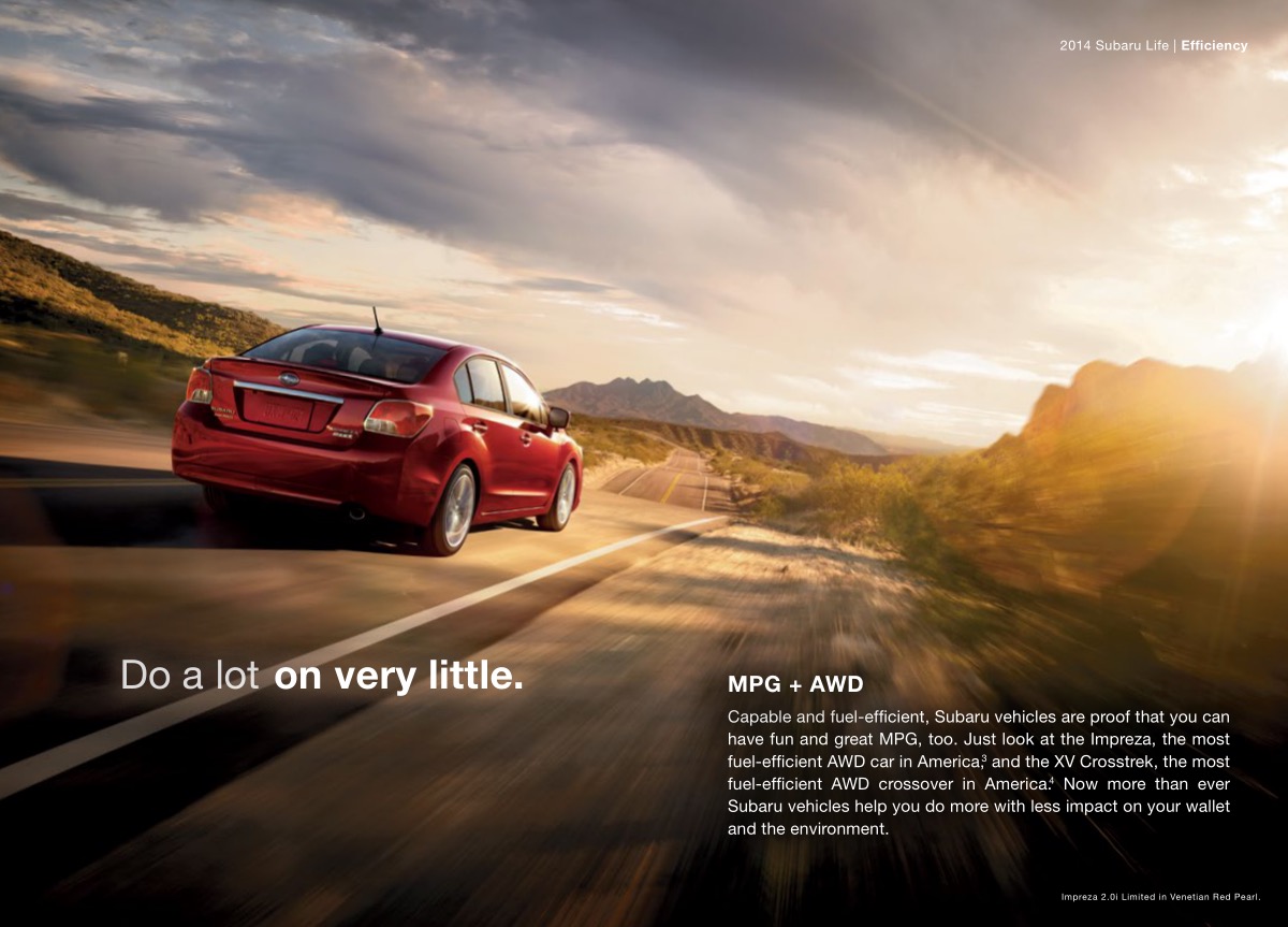 2014 Subaru Brochure Page 11